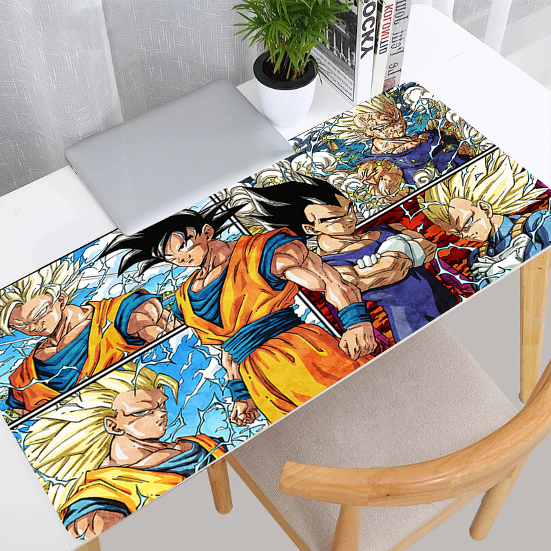 Retro Gaming Keyboard And Mouse - Retro DBZ Themed Mouse Pad HD