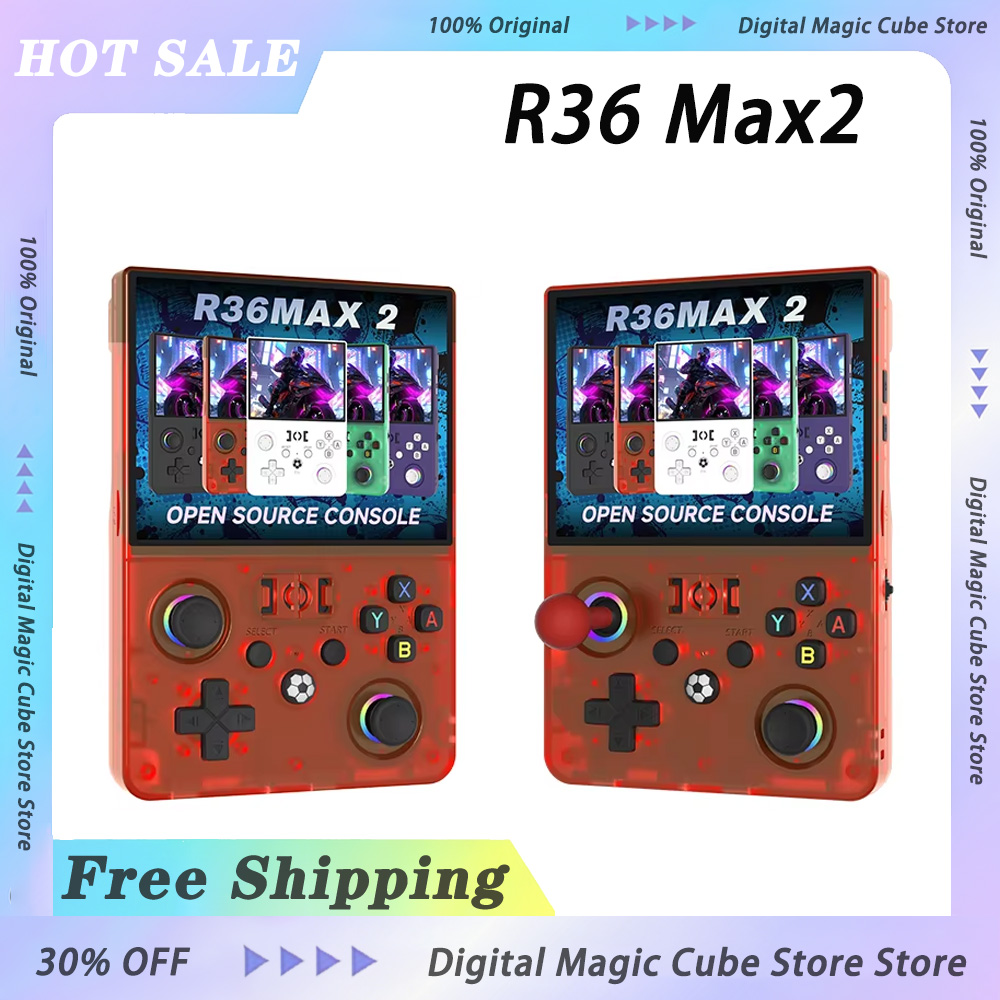 Retro Gaming Console Handheld - R36 Max2 Linux System Handheld Game