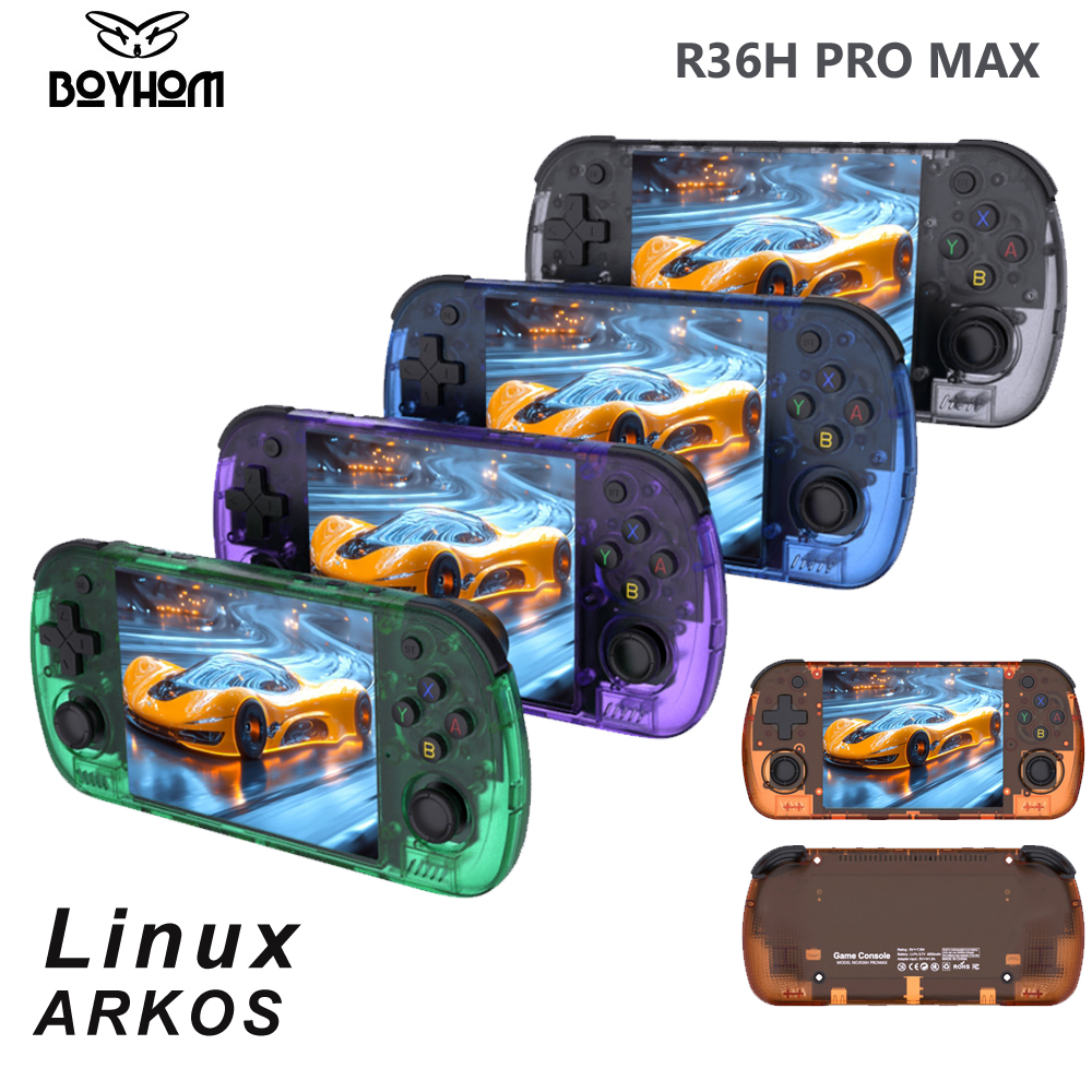 Retro Gaming Console Handheld - BOYHOM R36H PRO Retro Handheld Video