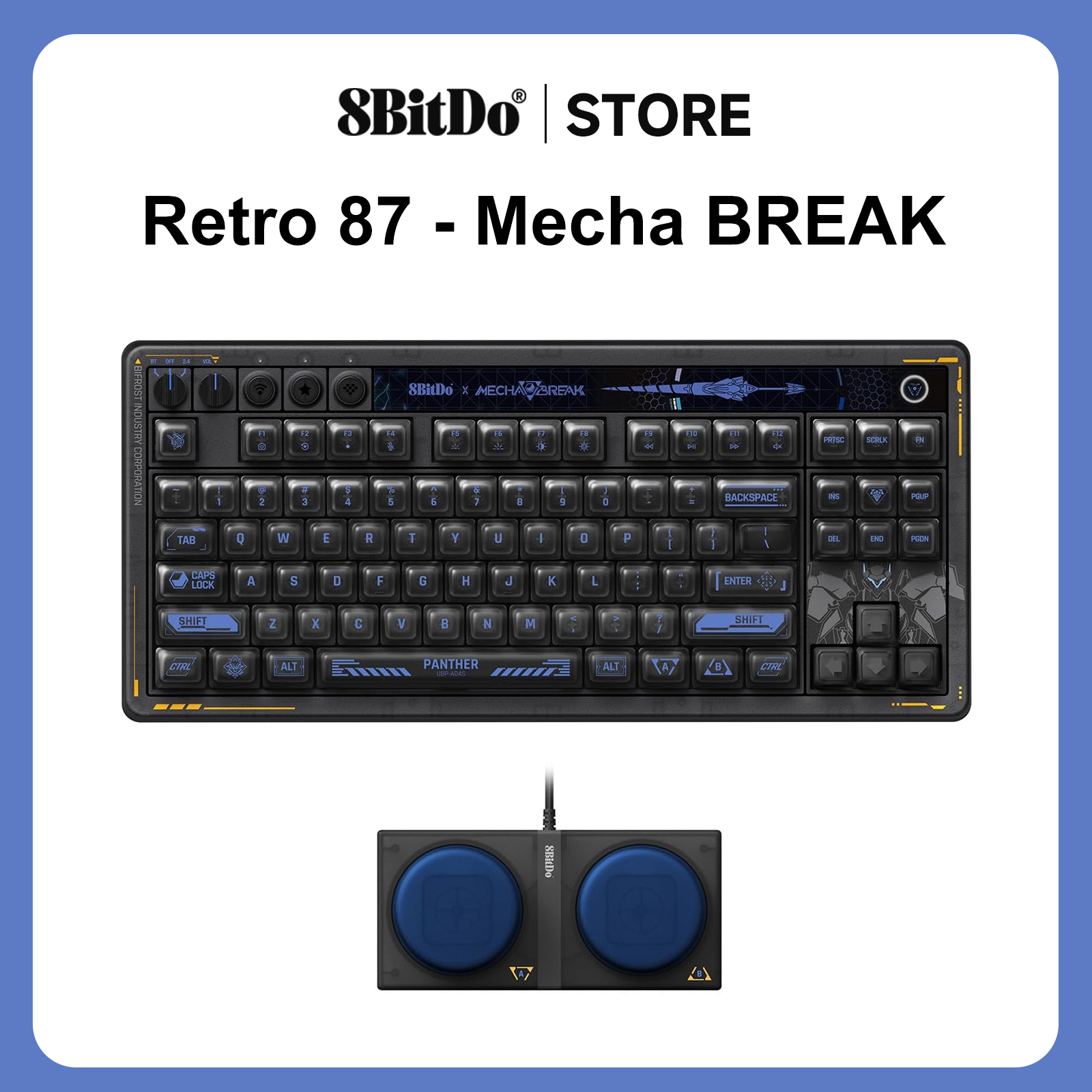 Retro Gaming Android - 8BitDo Retro 87 Mechanical Keyboard -