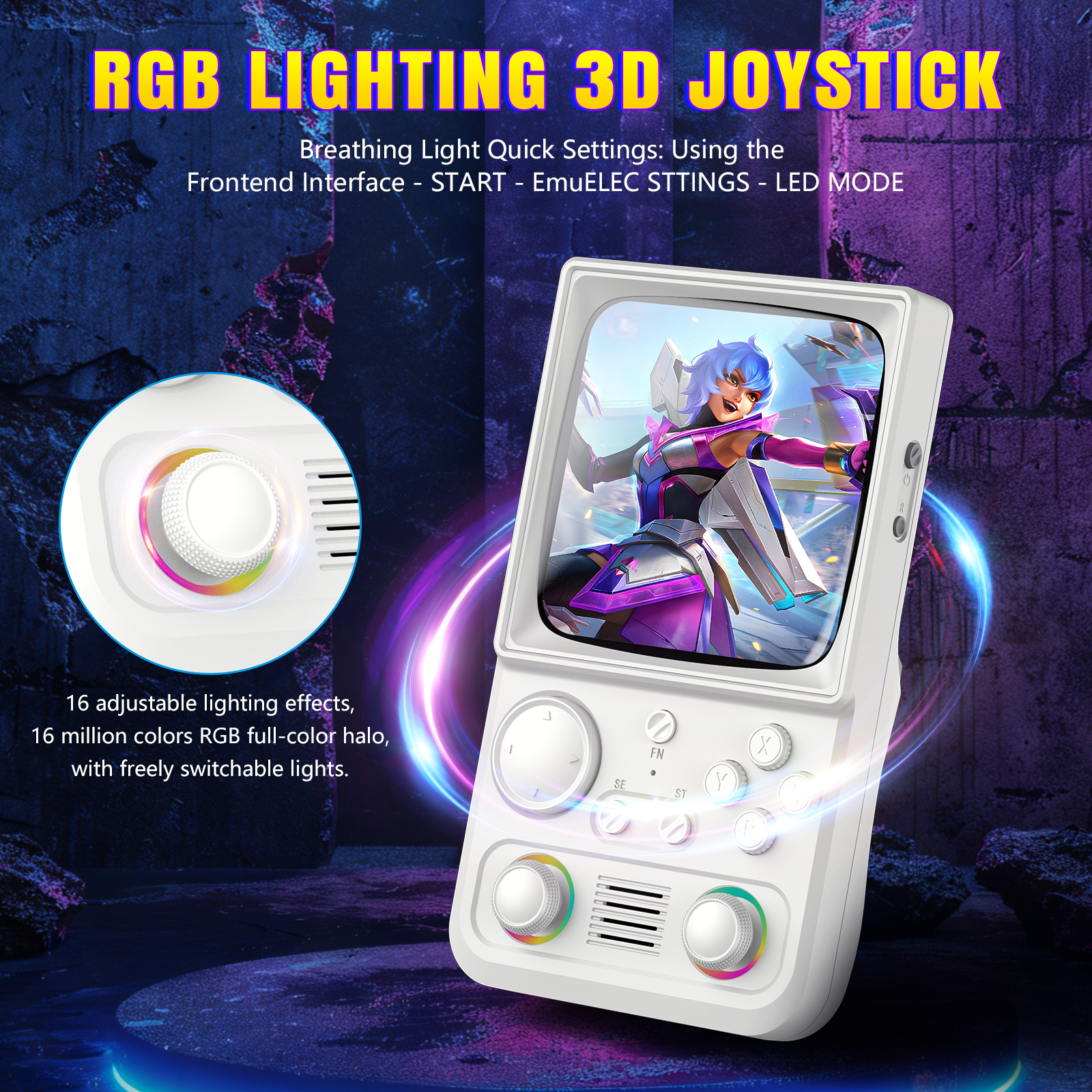 Retro Gaming Console Handheld - R36T MAX Retro Handheld Game Console
