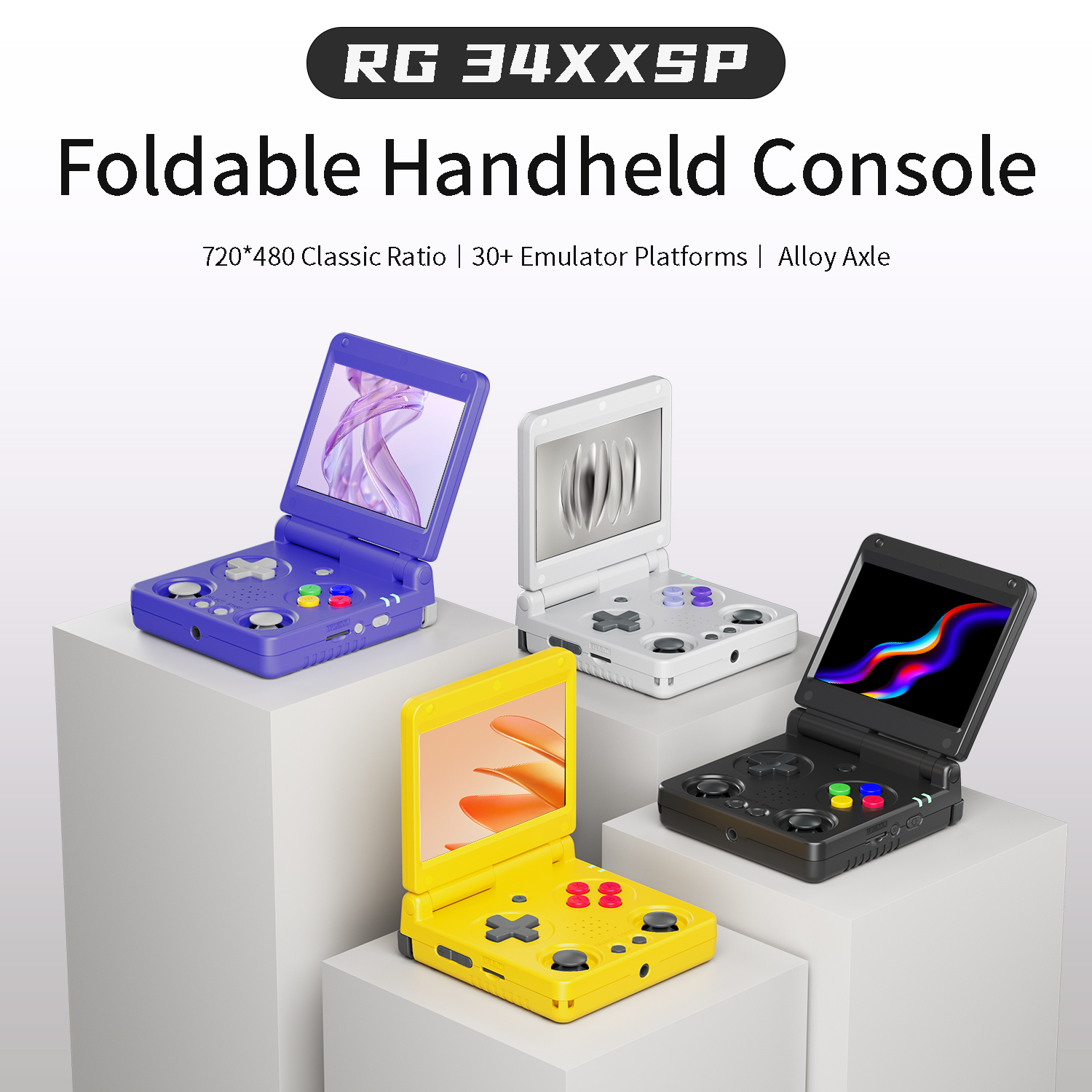 Anbernic RG34XXSP RG35XXSP Fli - Retro Gaming Console Handheld review and price