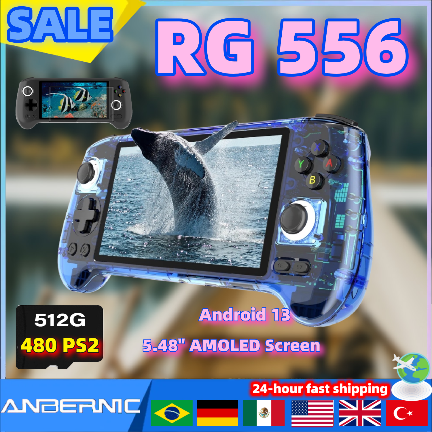 ANBERNIC RG556 Retro Video Gam - Retro Gaming Android review and price