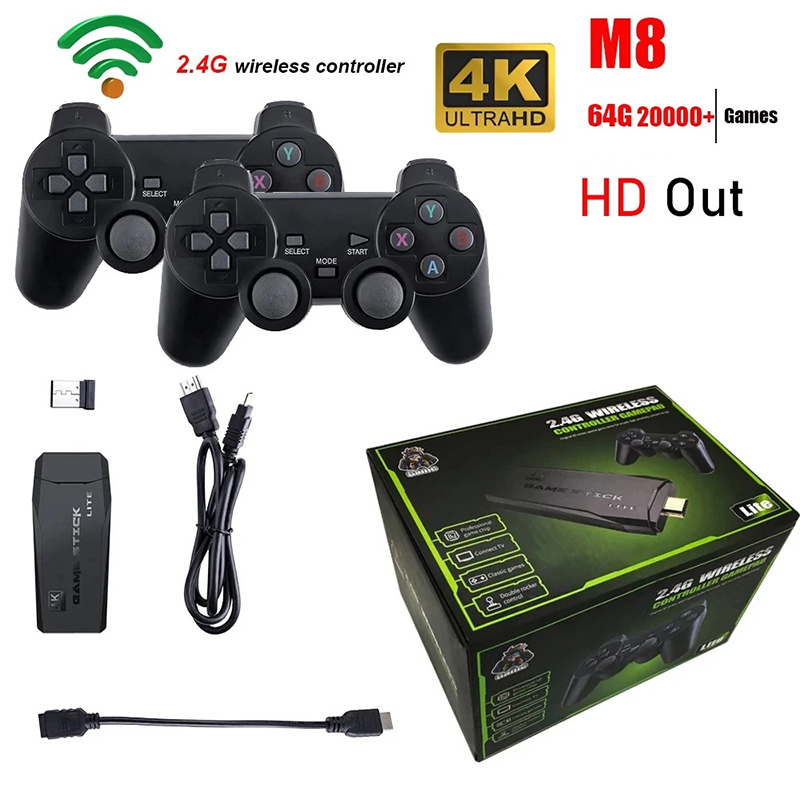 Video Game Console 2.4G Double - Retro Gaming Gif review and price