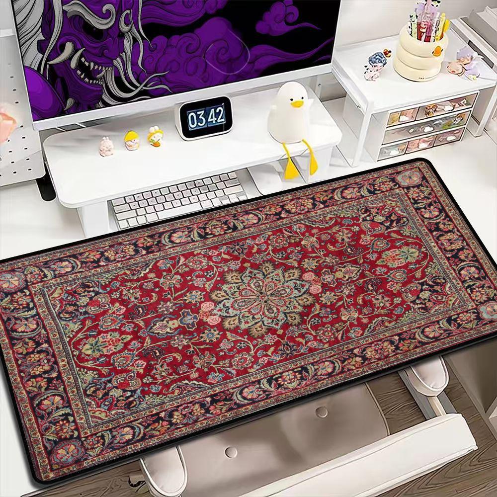 Vintage Persian Rug Pattern La - Retro Gaming Keyboard And Mouse review and price