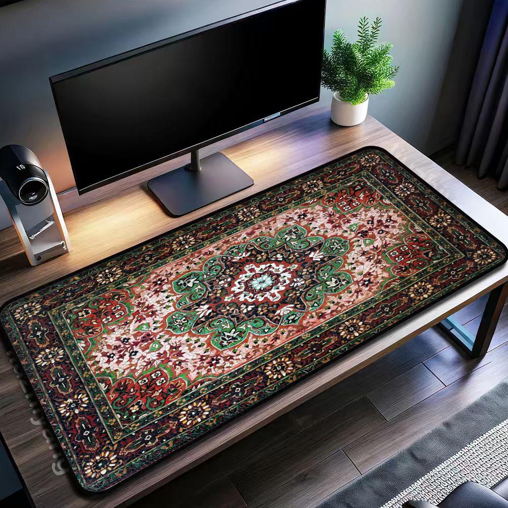 Vintage Persian Rug Pattern La - Retro Gaming Keyboard And Mouse review and price