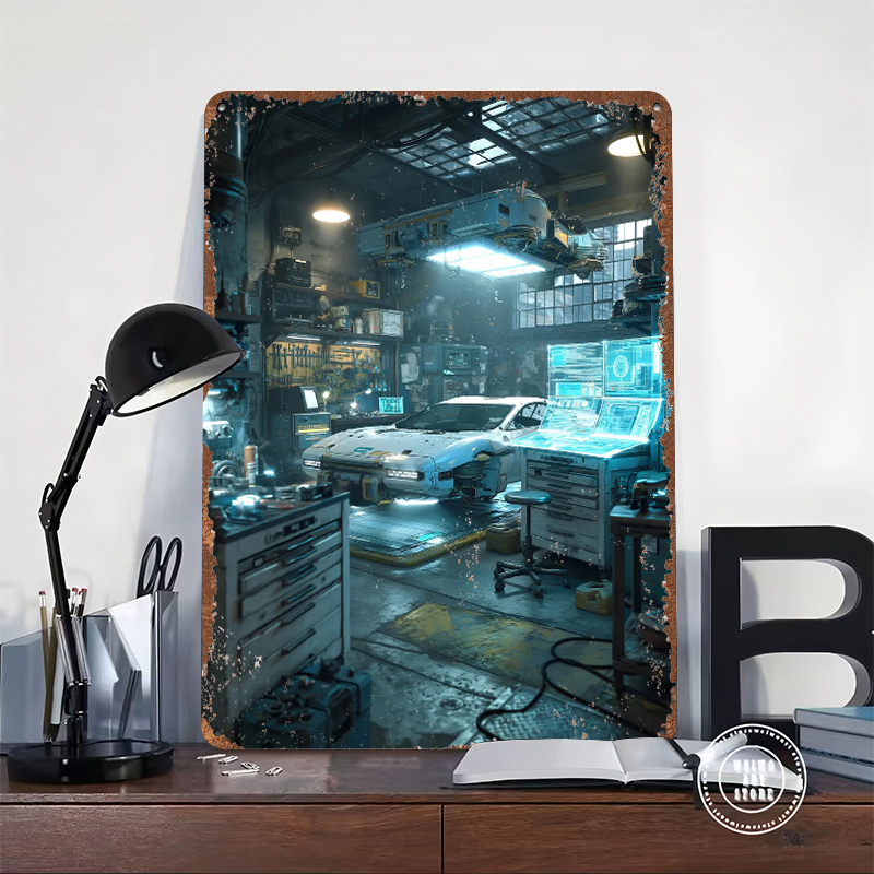 Futuristic Car Repair Garage M - Retro Gaming Repair review and price