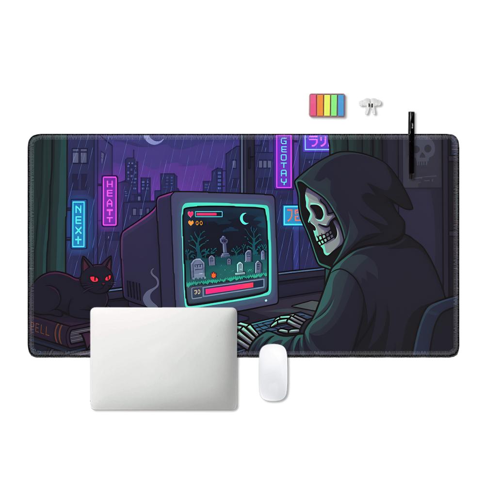 HYBXAXC Cozy Gamer DeskMat, Sp - Retro Gaming Vibe review and price