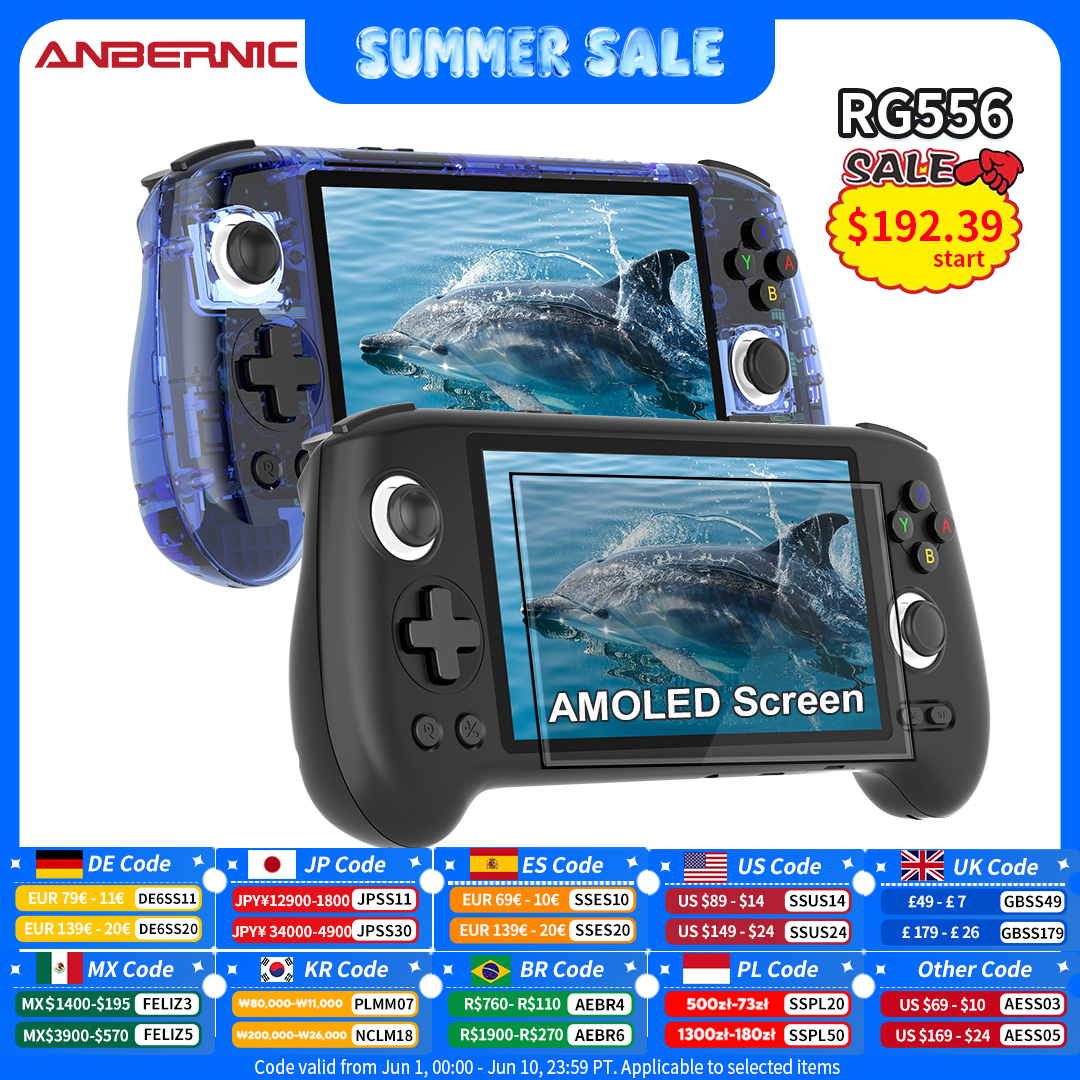 Anbernic RG556 Handheld Game C - Retro Gaming Android review and price