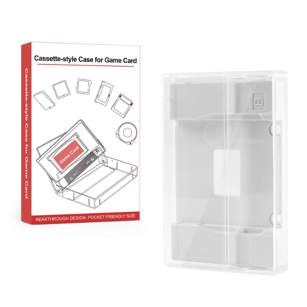 Clear Cassette Storage Box Ret - Retro Gaming Case review and price