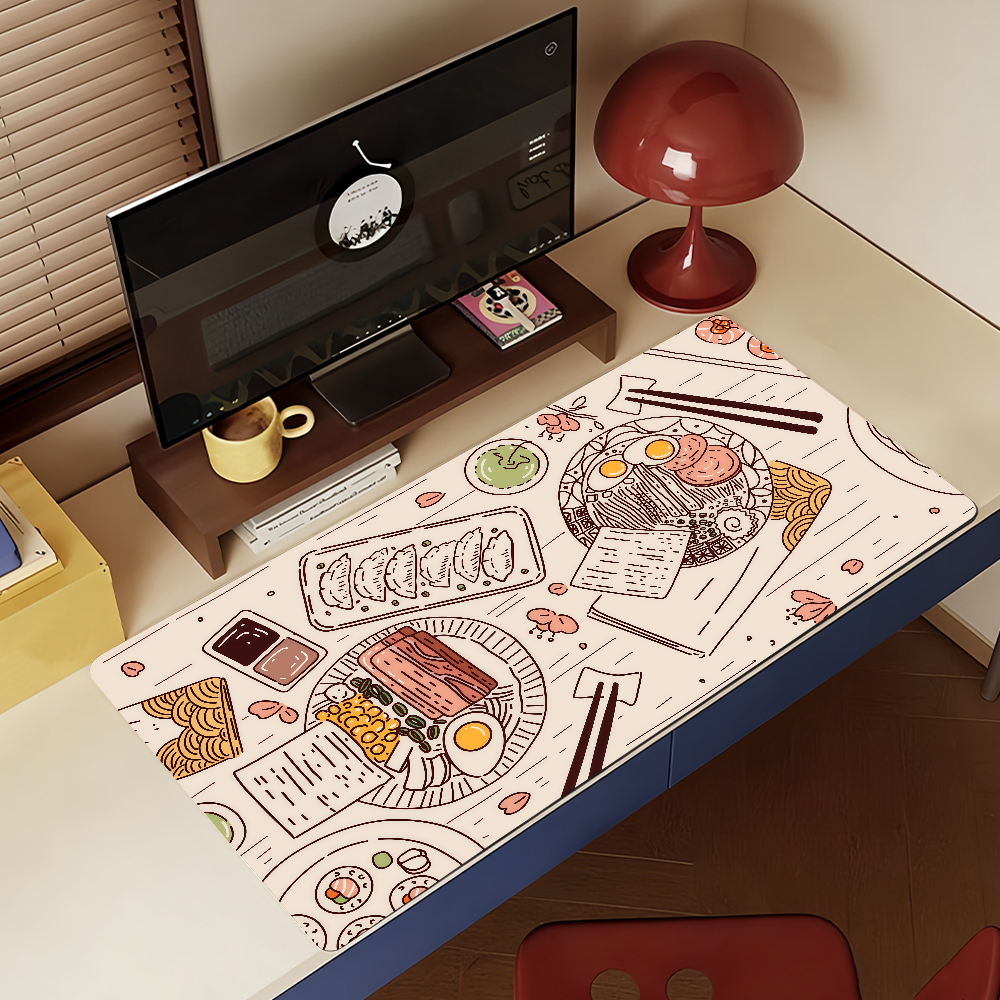 Retro Japanese Ramen Mouse Pad - Retro Gaming Keyboard And Mouse review and price