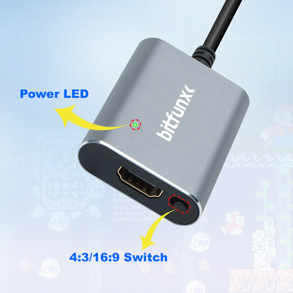 Bitfunx 720P Svideo / AV To HD - Retro Gaming Accessories review and price