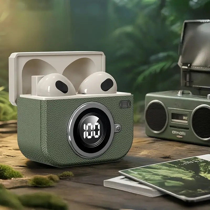 Q86 Retro Camera Wireless Earb - Retro Gaming Case review and price
