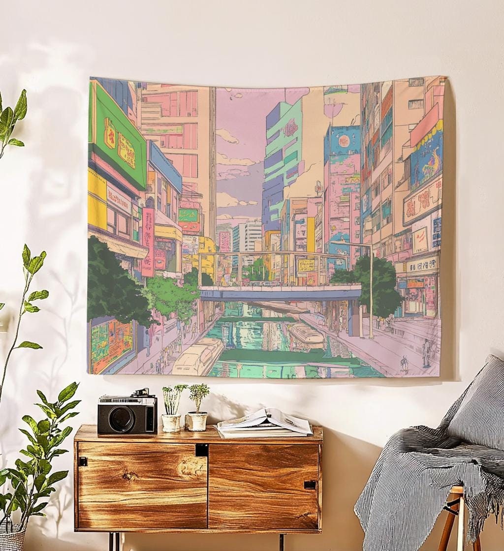 Asian City Vibes Vaporwave Ill - Retro Gaming Vibe review and price