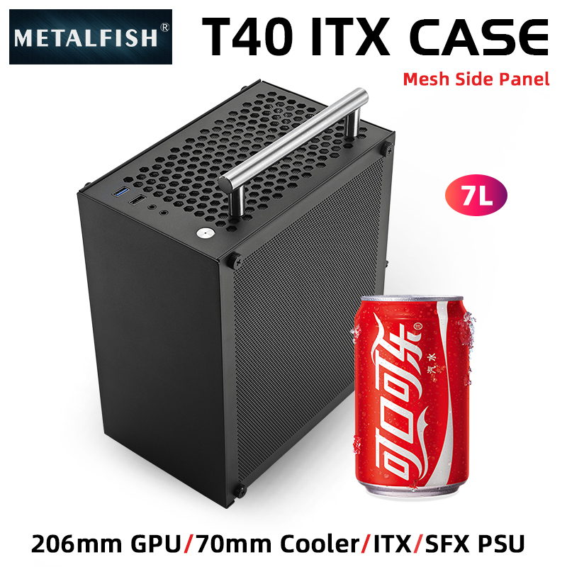 METALFISH T40 Mini ITX Black C - Retro Gaming Case review and price