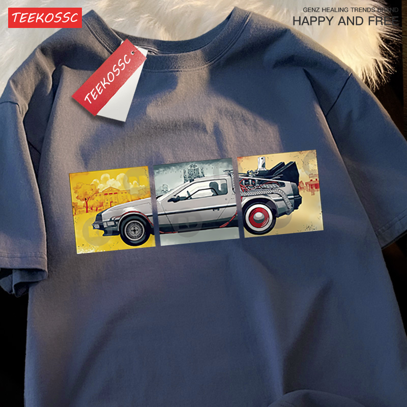 Back To The Future Movie Car T - Retro Gaming Style review and price