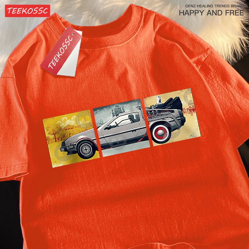 Back To The Future Movie Car T - Retro Gaming Style review and price