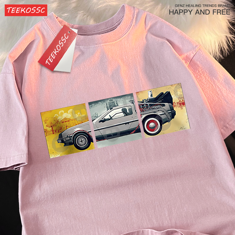 Back To The Future Movie Car T - Retro Gaming Style review and price