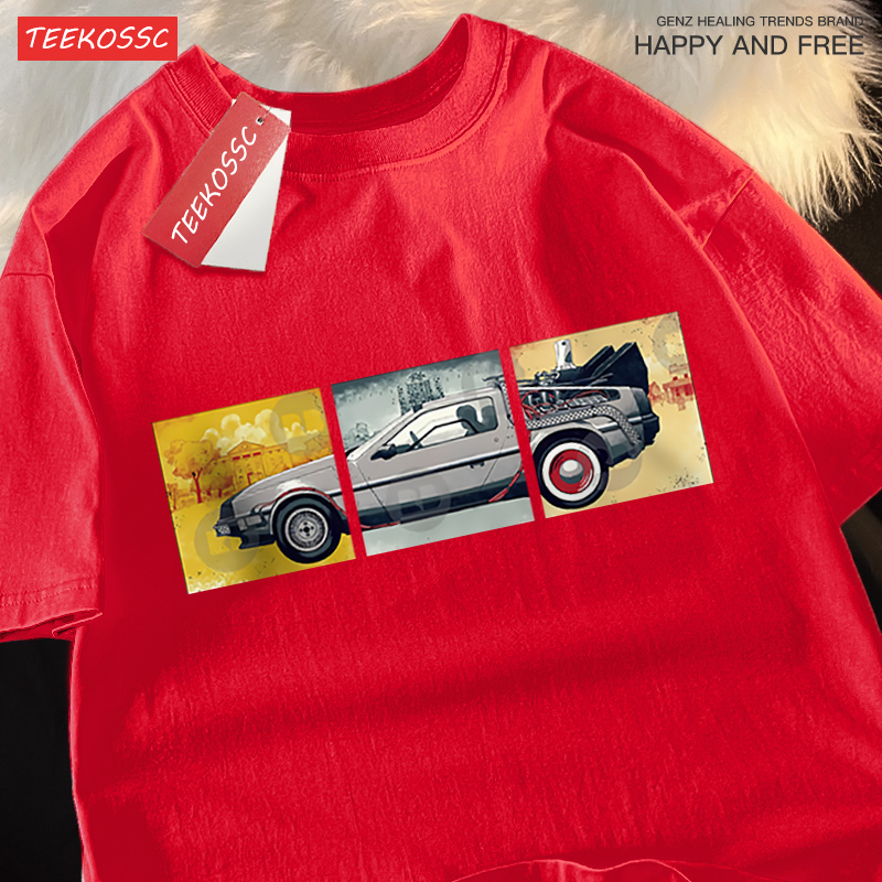 Back To The Future Movie Car T - Retro Gaming Style review and price