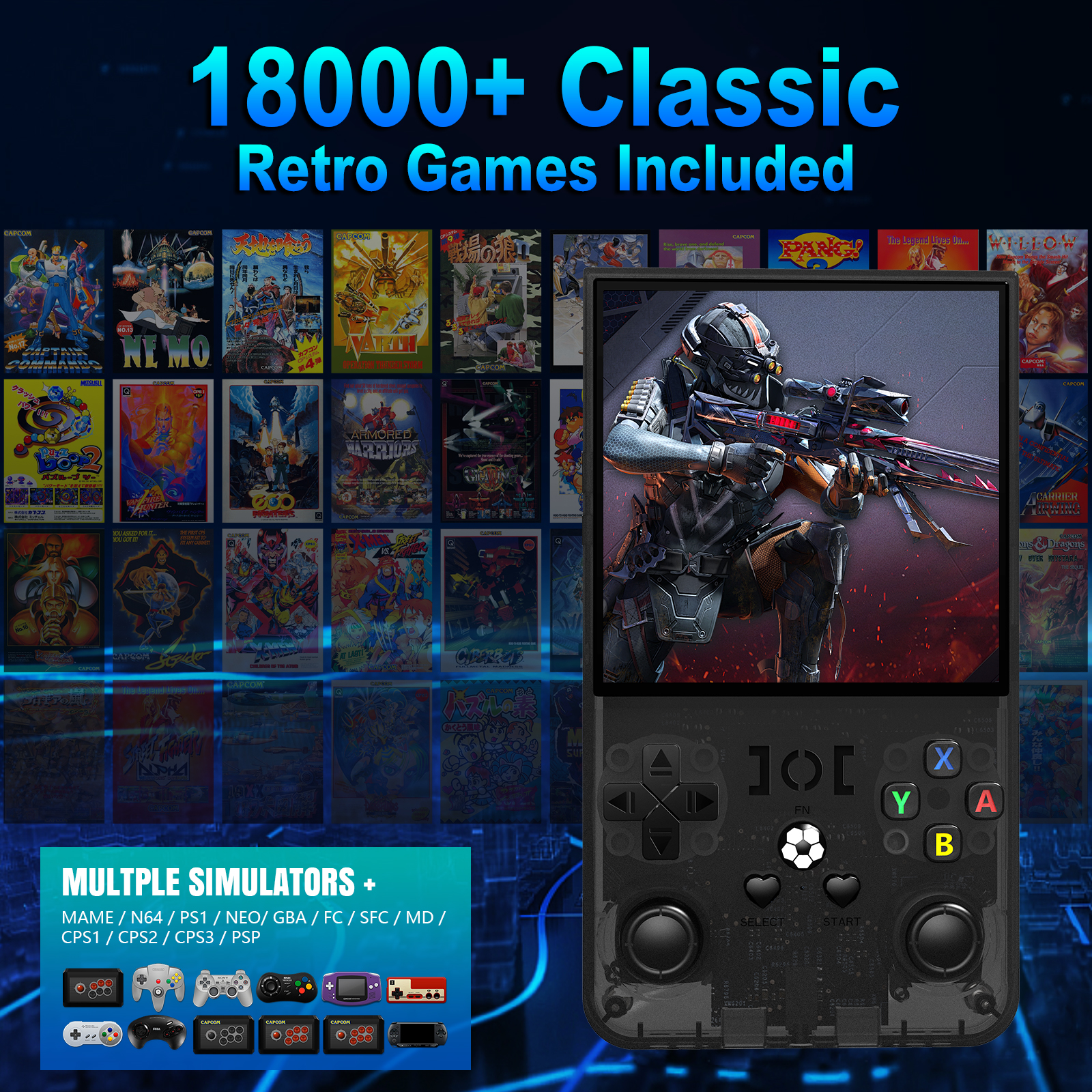 Open Source R36MAX Portable Vi - Retro Gaming Emulator review and price