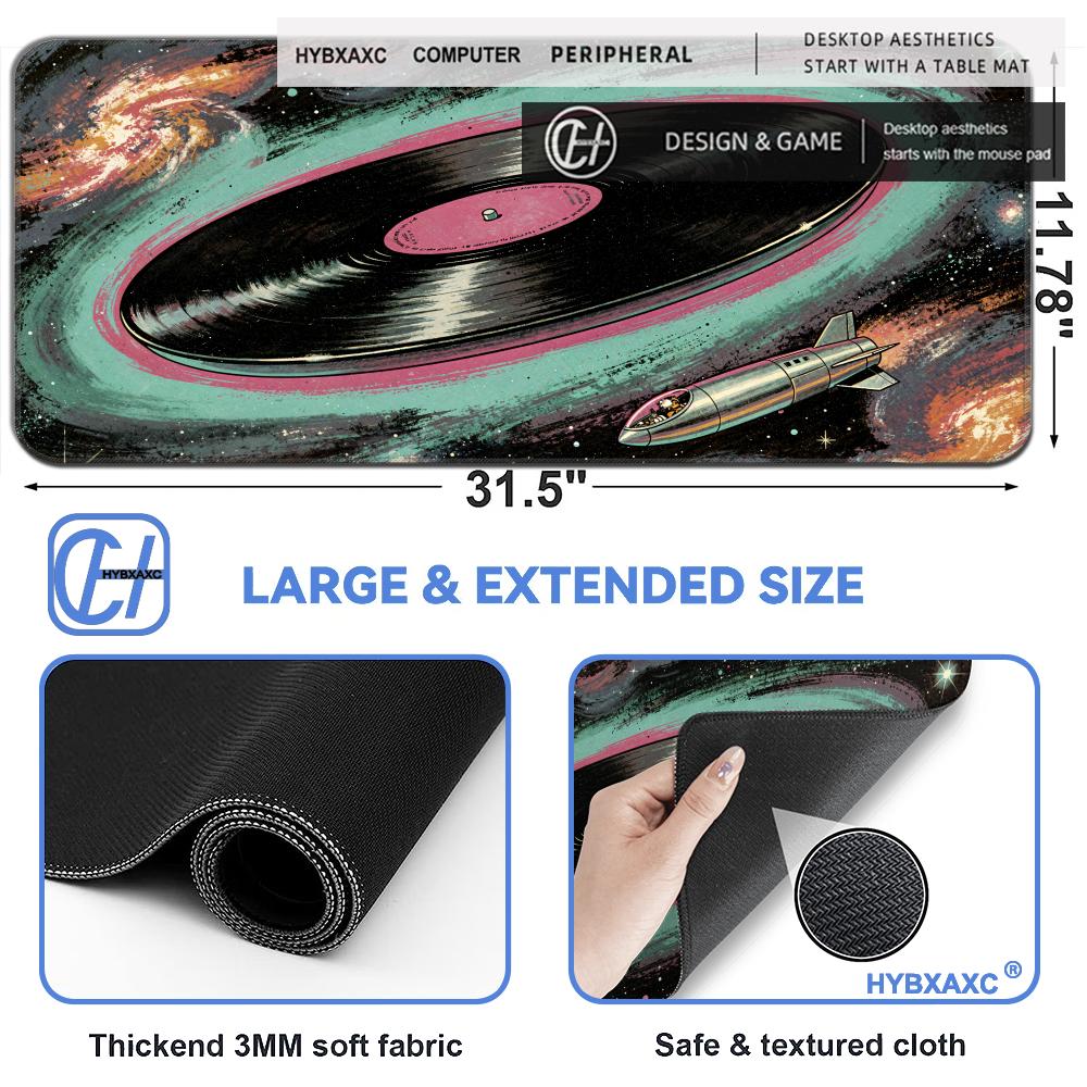 HYBXAXC Retro Vinyl Record Gal - Retro Gaming Keyboard And Mouse review and price