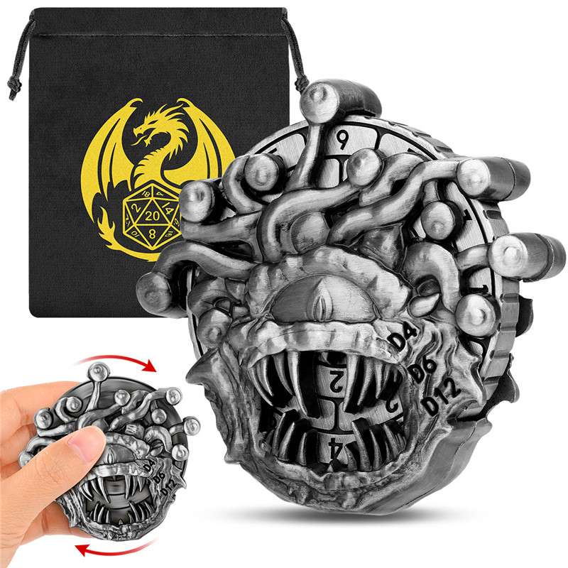 Retro Beholder Shape Metal Dic - Retro Gaming Accessories review and price