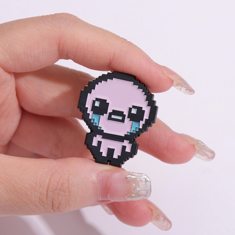 The Binding of Isaac Cry Brooc - Retro Gaming Gif review and price