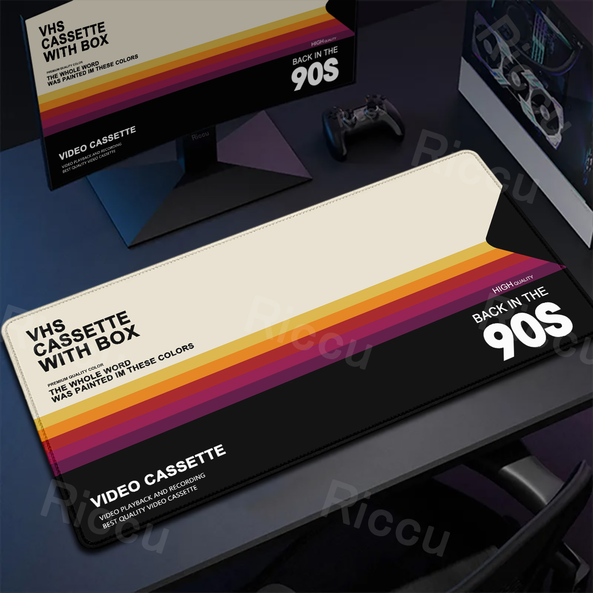 Retro VHS Style Mouse Pad Xxl  - Retro Gaming Keyboard And Mouse review and price