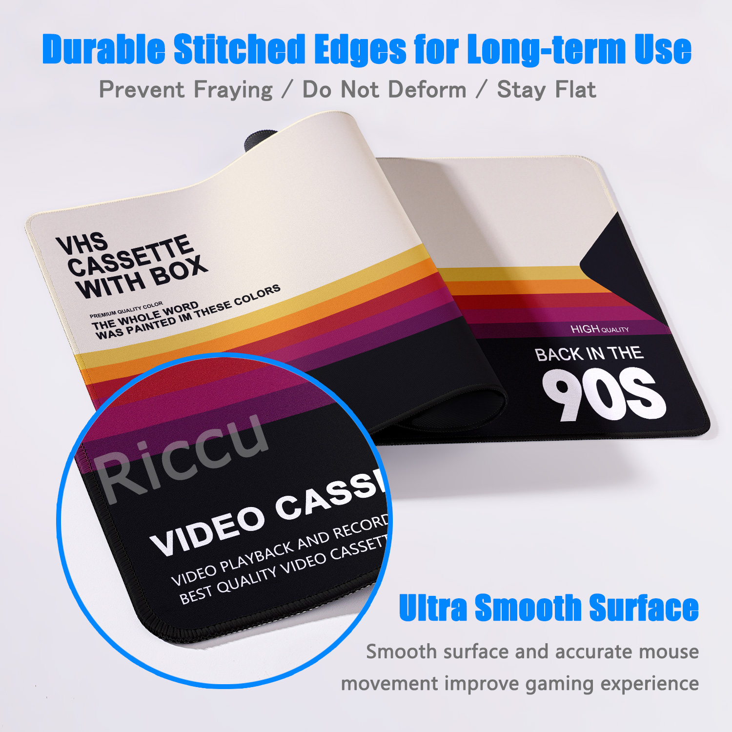 Retro VHS Style Mouse Pad Xxl  - Retro Gaming Keyboard And Mouse review and price