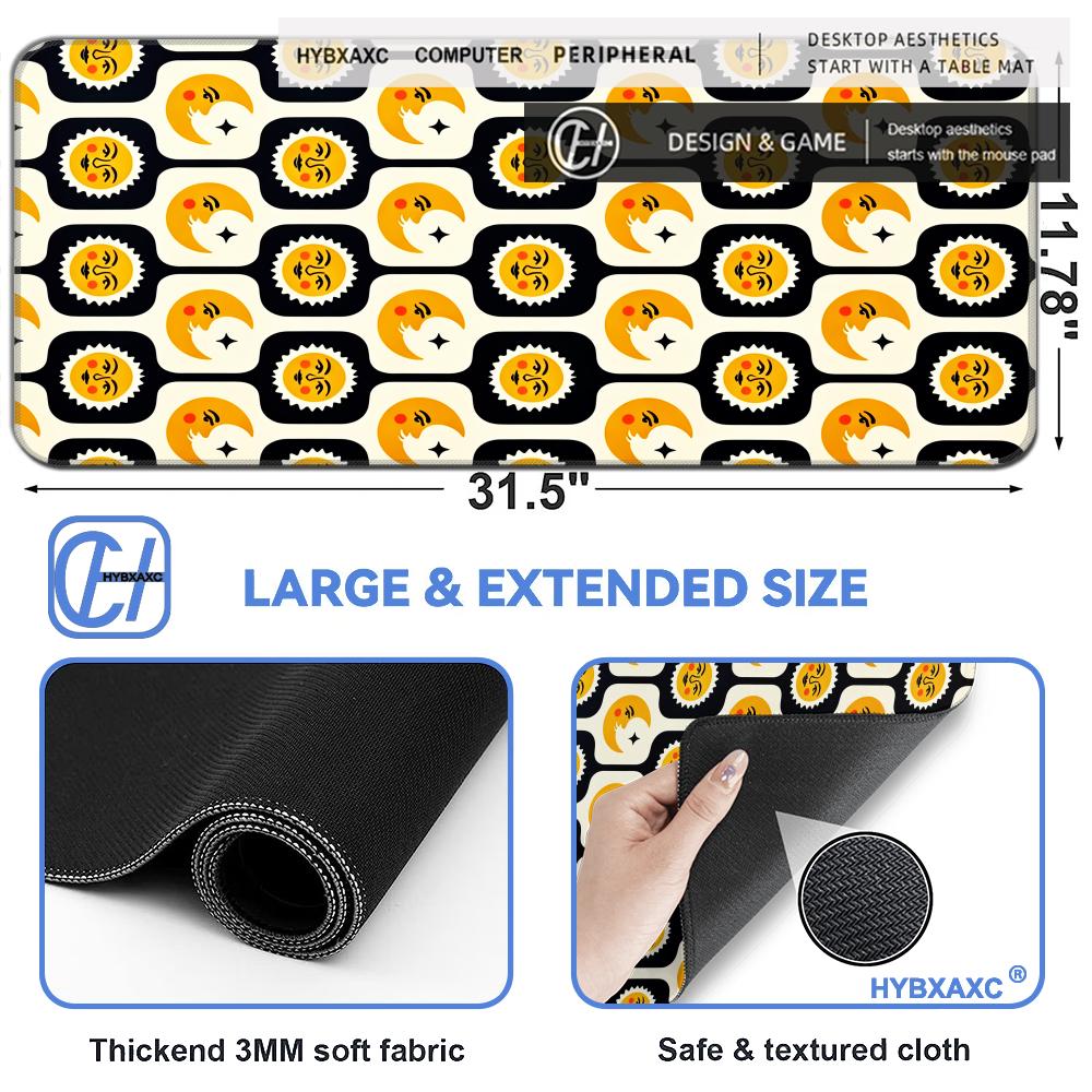 HYBXAXC Retro Sun Moon S-Smile - Retro Gaming Keyboard And Mouse review and price