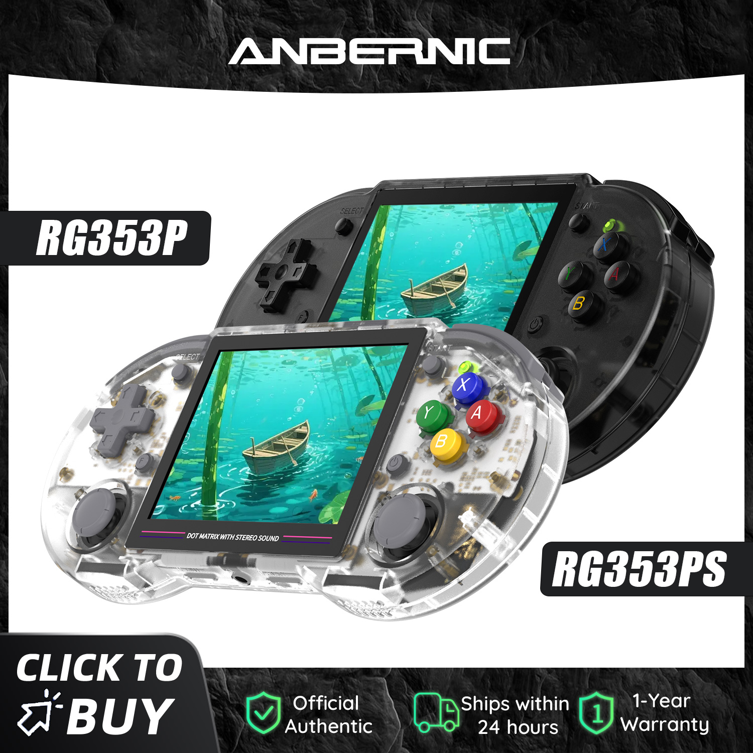 Anbernic  RG353P RG353PS 64 Bi - Retro Gaming Android review and price