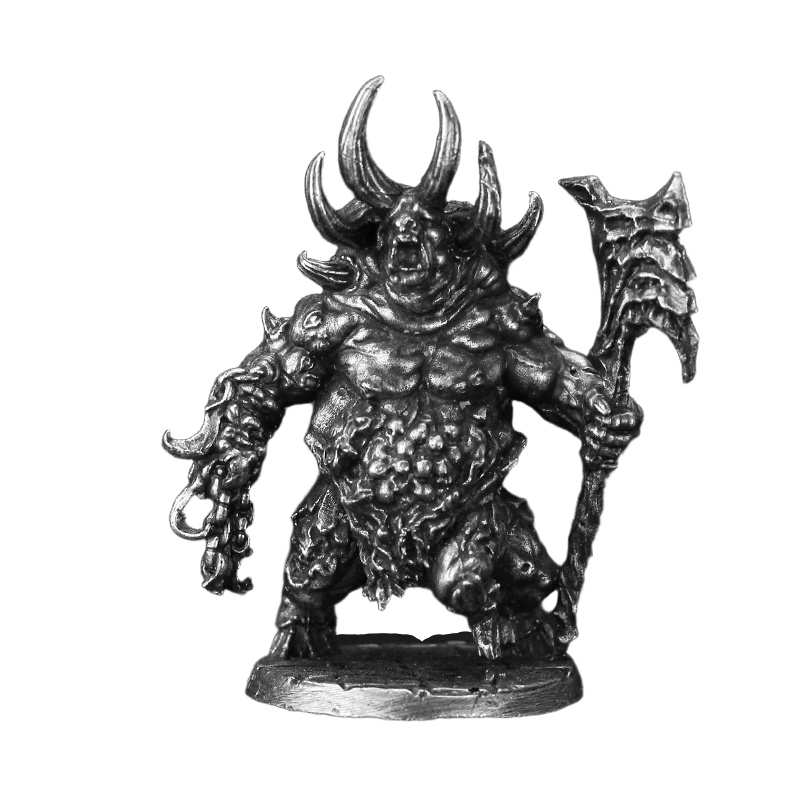 Bull Warrior Metal Figurine Mi - Retro Gaming Gif review and price