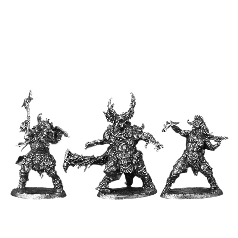 Bull Warrior Metal Figurine Mi - Retro Gaming Gif review and price