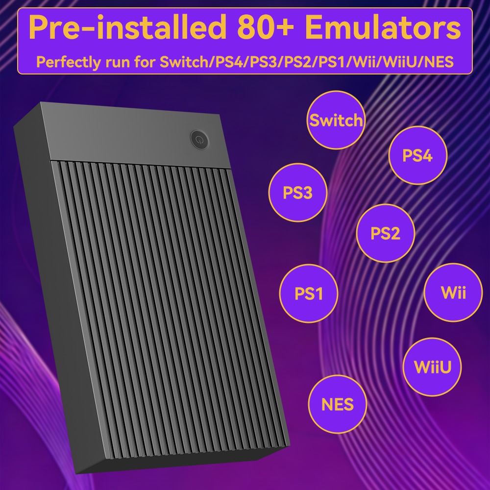 Portable 4TB Gaming HDD with 5 - Retro Gaming Emulator review and price