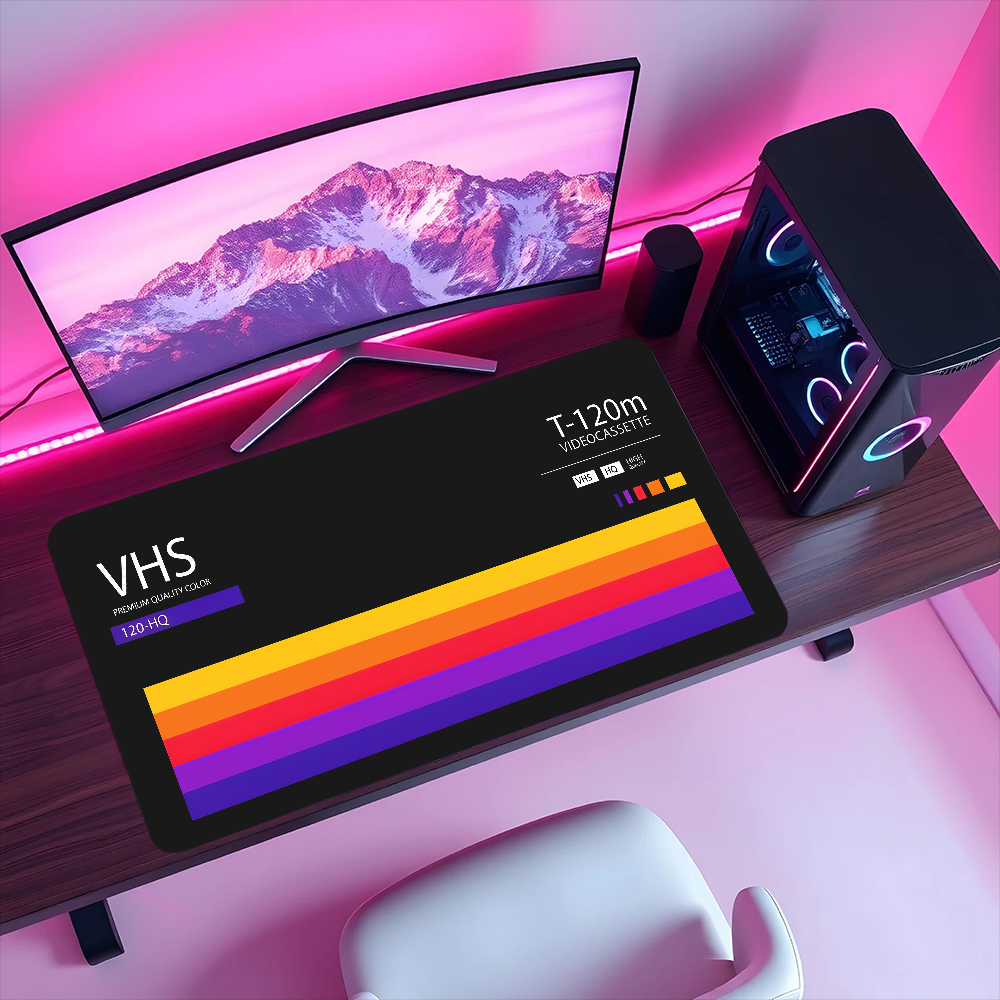 fashion Retro VHS Style art Mo - Retro Gaming Keyboard And Mouse review and price