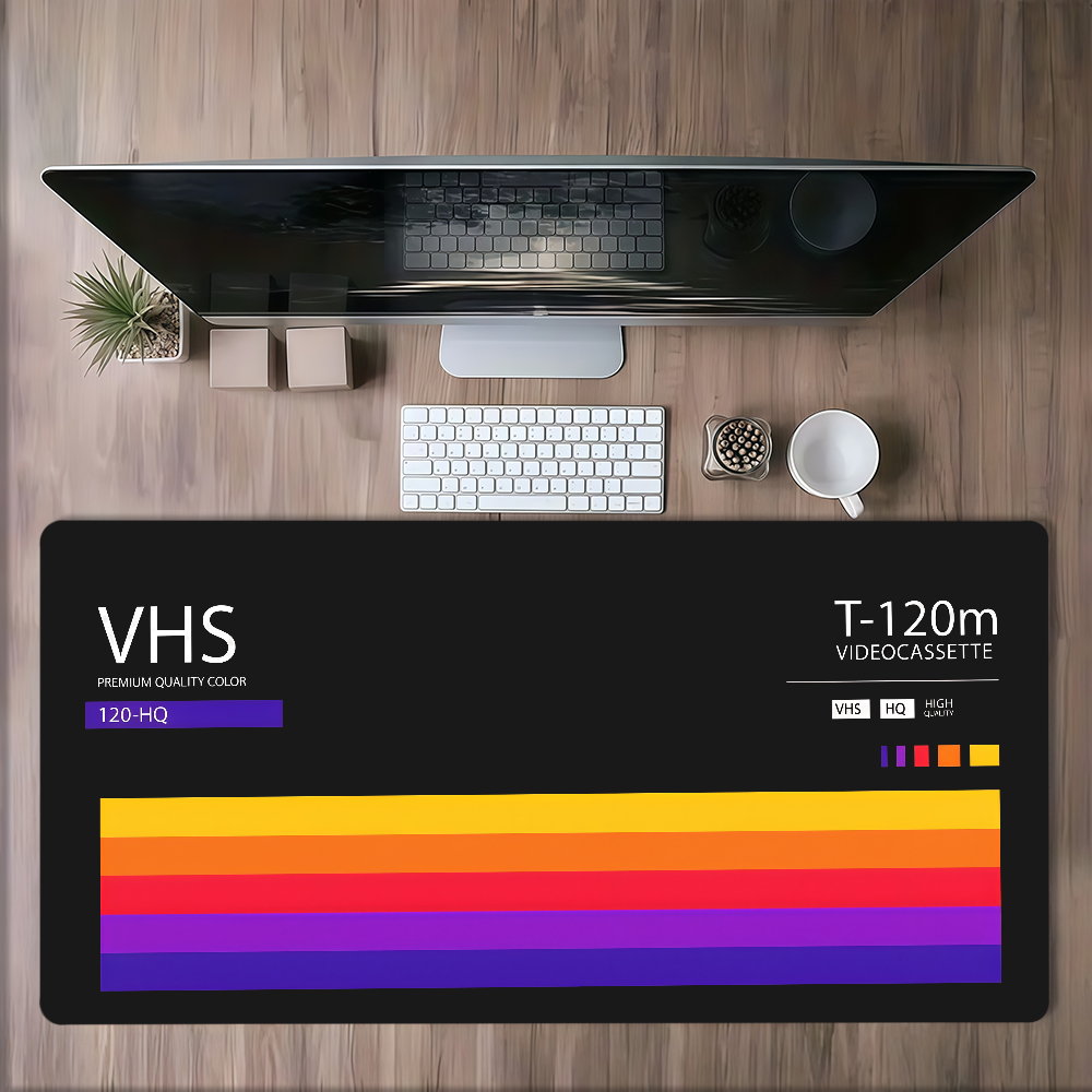 fashion Retro VHS Style art Mo - Retro Gaming Keyboard And Mouse review and price