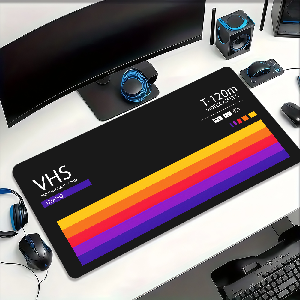fashion Retro VHS Style art Mo - Retro Gaming Keyboard And Mouse review and price