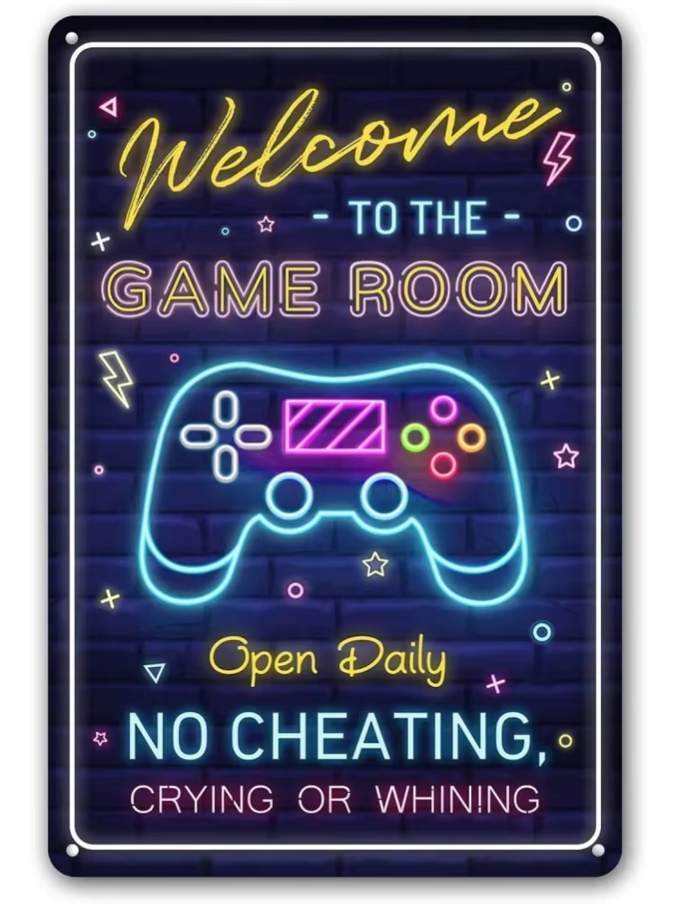 Man Cave Decor Welcome To The  - Retro Gaming Accessories review and price