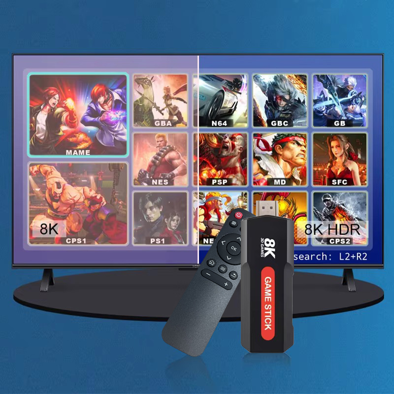 X2 Game Stick HD 4K 8K 3D Cons - Retro Gaming Android review and price