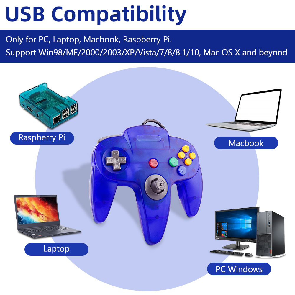 N64 Controller Classic USB Wir - Retro Gaming Accessories review and price