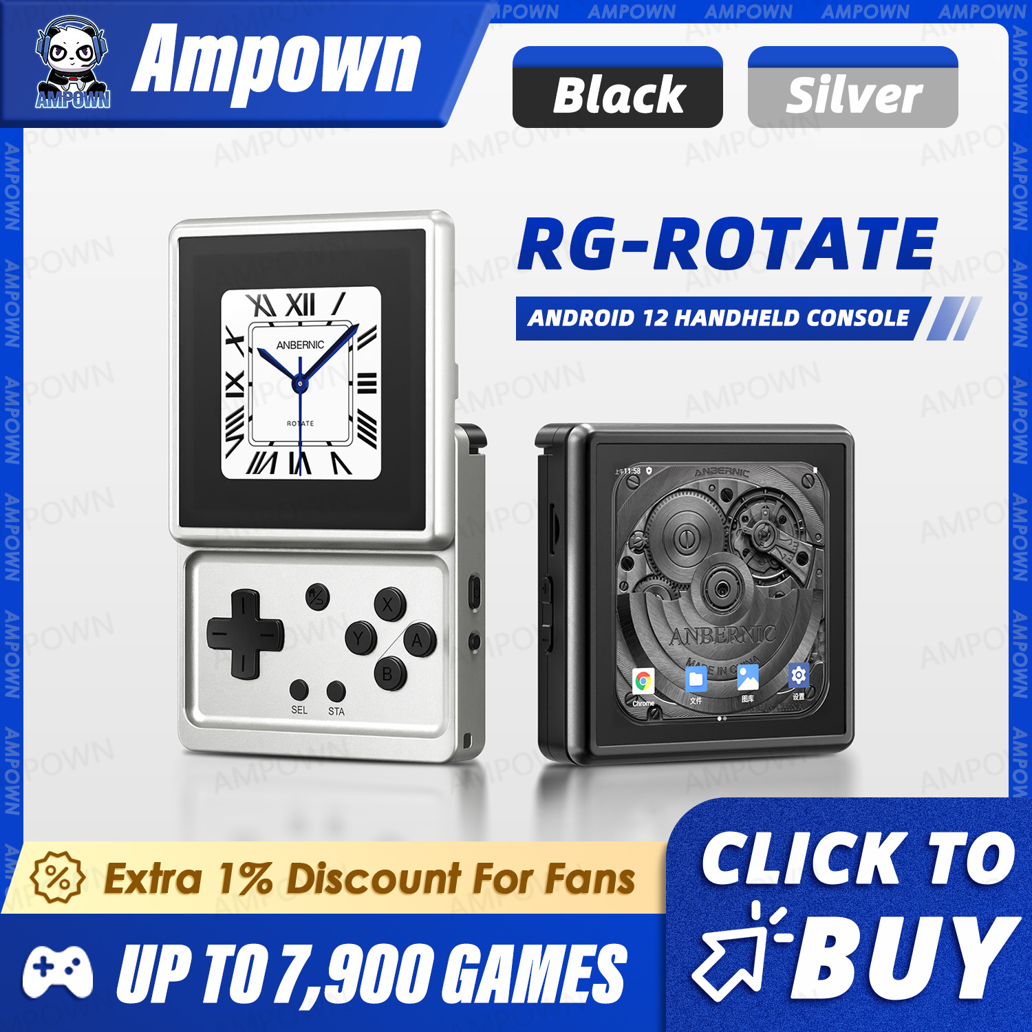 ANBERNIC RG Rotate Handheld Ga - Retro Gaming Android review and price