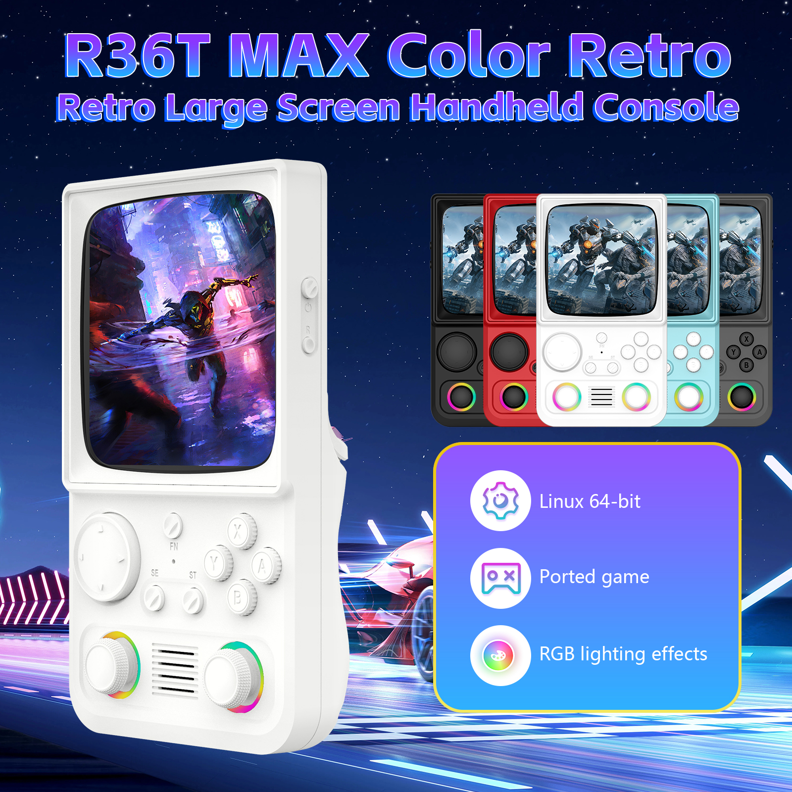 R36T MAX Retro Handheld Game C - Retro Gaming Console Handheld review and price